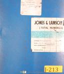 Jones & Lamson-Jones & Lamson A-Line 312A, Lathe Contol & Machine Wiring Diagrams Manual-TNC 312A-01